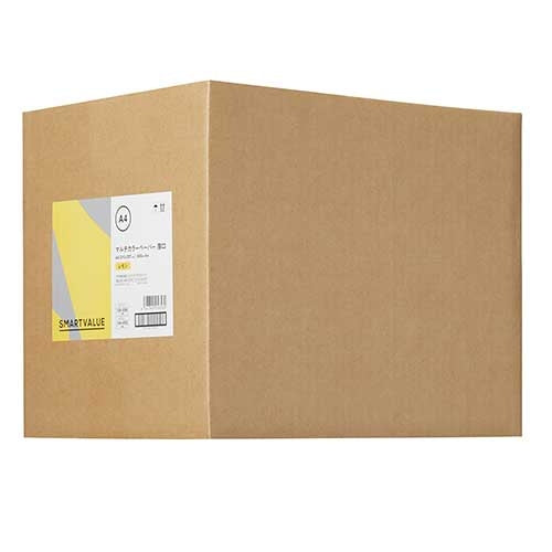 Smart Value Farbpapier, dick, A4, Zitrone, 2000 Blatt, A271J-1 4547345056560