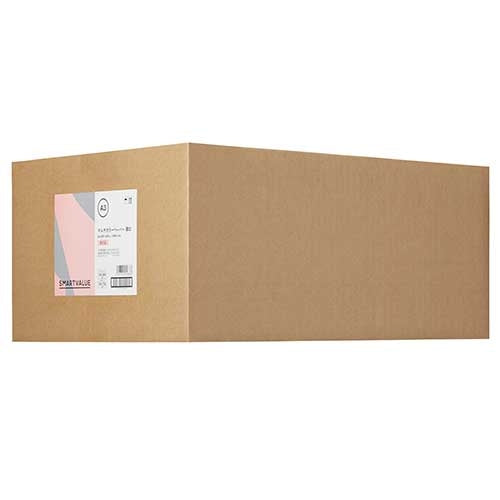スマートバリュー カラーペーパー厚口A3 さくら1500枚A275J-6 4547345056836