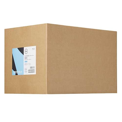 スマートバリュー カラーペーパー特厚口B4 空 1500枚 A283J-5 4547345057055