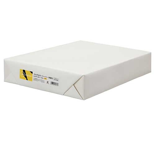 スマートバリュー カラーペーパー特厚口A3レモン500枚A284J-1 4547345057079