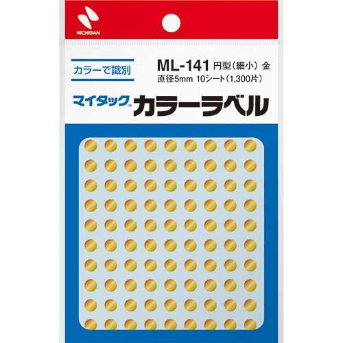 Nichiban Maytag labels ML-141 Gold 5 mm
