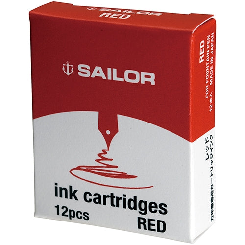 Sailor fountain pen Spink 13-0402-130 red 12 pieces