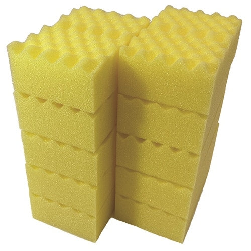 キクロン キクロンプロ カラースポンジ10個 イエロー 4548404510351