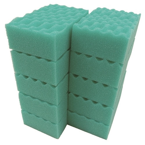 キクロン キクロンプロ カラースポンジ10個 グリーン 4548404510344