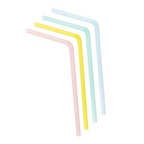 サンナップ 曲がるカラーストローミニ16cm 80本 4901627060315