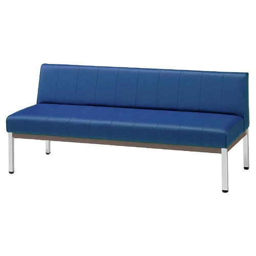 PLUS（プラス）オフィス家具 ロビーチェア ML-2LR ダークブルー 背付　