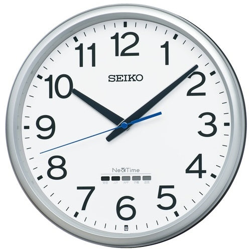 PLUS（プラス）オフィス家具 ハイブリッド電波クロック ZS254S　4517228043413