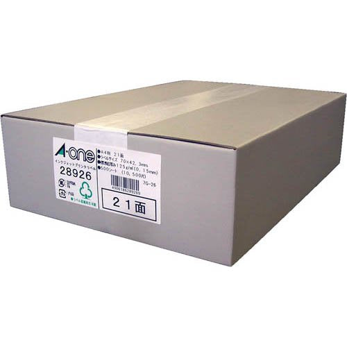 A-one printeretiket 21 sider 28926 4906186289269