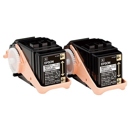 EPSON 環境推進トナー LPC3T33KPV ブラック2本 4988617219533