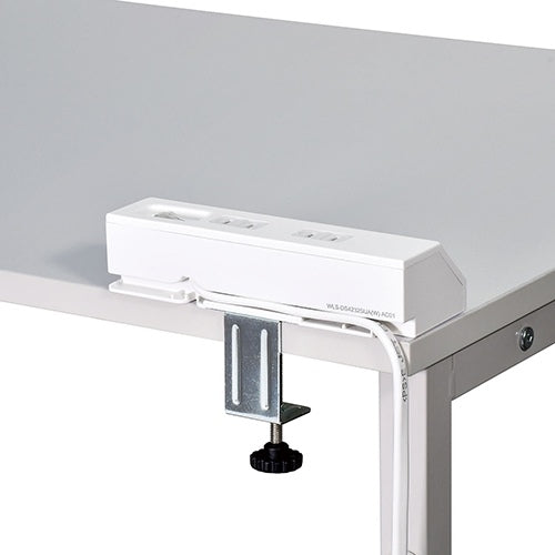 朝日電器 集中SW付デスクUSBタップWLS-DS4232SUA(W) 4901087223121