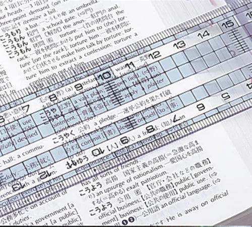 クツワ STAD コモグラス定規 10cm 直線定規 HS110C（10セット）