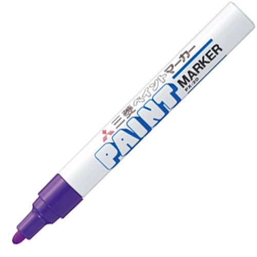 Character purple in MITSUBISHI PENCIL paint marker PX-20 .12