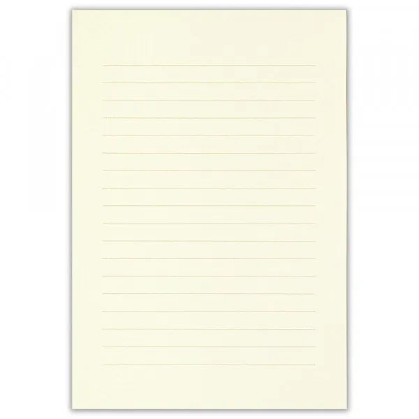 エヌビー 万年筆用B5便箋　ネイビー 5340502 4905260695583（5セット）