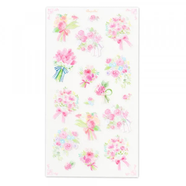 Большая наклейка с цветочным узором, розовый букет 5094109 NB Co., Ltd. Большая наклейка с цветочным узором, розовый букет 4909510180034 (набор из 10 шт.)