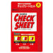Zebra check sheet SE-301-CK-R red