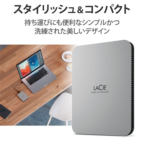 エレコム ラシー HDD 1TB Mobile Drive STLP1000400 8719706043540