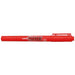 Mitsubishi Pencil Procky Twin PM-120T.15 Fine Point Rød