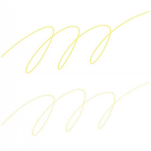 MITSUBISHI PENCIL プロッキーツイン PM-120T.2 small characters yellow