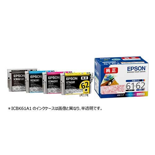 EPSON インクジェットカートリッジIC4CL6162B 4色 4988617489974