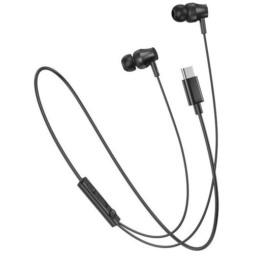 HIDISC Type-Cマイク付きイヤホン HD-WEC12BK 4984279890172