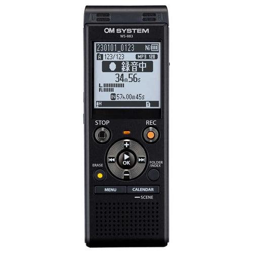OMデジタルソリューションズ ICレコーダー ブラック WS-883BLK 4545350055936