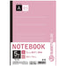 Cuaderno Smart Value Semi-B5, paquete de 5 libros, raya A P001J-5P