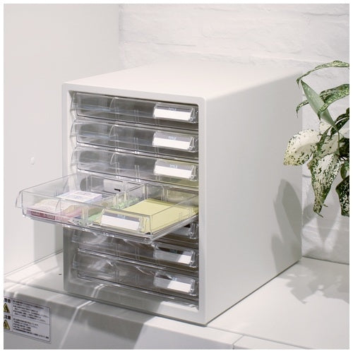 プラス レターケースA4 浅型7段 LC-107A ホワイト 4977564144128