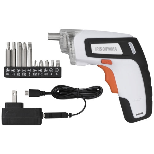 アイリスオーヤマ 充電式電動ドライバー JDD352-W 4967576651059