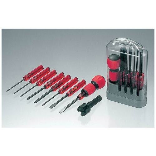 アネックスツール 電工グリップ8本組ドライバーセット 4962485101633