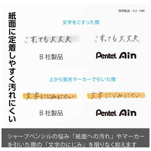 ぺんてる ぺんてるアイン替芯０．２  ２B 4902506405159