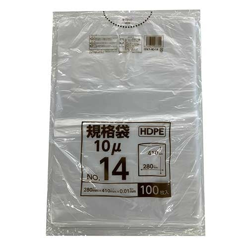 クラフトマン ポリ袋規格タイプ 14号  HDPE  CFKT-HD-14 4560314968305