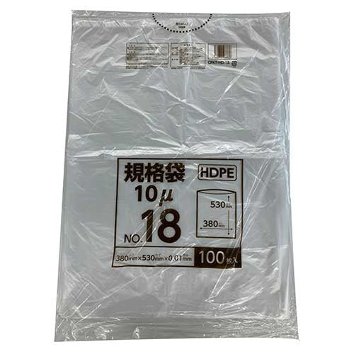 クラフトマン ポリ袋規格タイプ 18号  HDPE  CFKT-HD-18 4560314968336