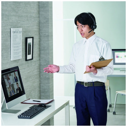 エレコム Bluetoothヘッドセット LBT-HSOH20BK 4549550273930