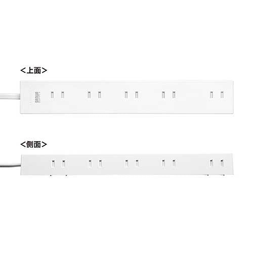 Sanwa Supply Power Tap 10 Ports 3m TAP-2210-3W 4969887828038