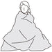 Kokubo Industries Simple Blanket Quiet Type 2 Pieces KM-461 4956810864614