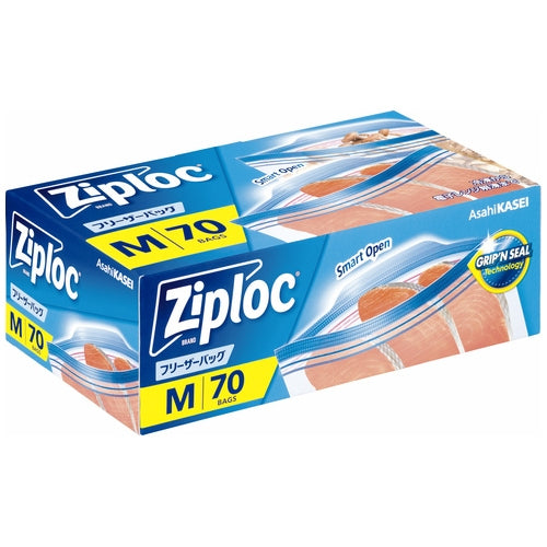 旭化成ホームプロダクツ ジップロック フリーザーバッグ M70枚入 4901670116663