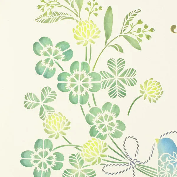 NB четырехлистник из цветной бумаги, вырезанный лазером 1859206 4905260717216 (3 комплекта)