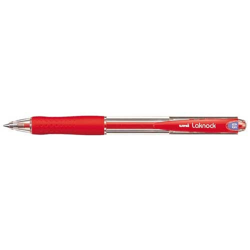 Mitsubishi Pencil Kuglepen MEGET Rakuknock SN10005.15 Rød
