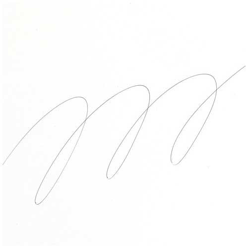 Mitsubishi pencil pen VERY easy knock SN10007.24 black