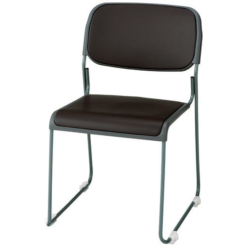 PLUS（プラス）オフィス家具 会議イス FRK-T2RL BR ブラウン　4547345057789