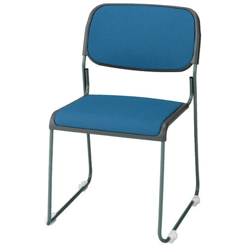 PLUS（プラス）オフィス家具 会議イス FRK-T2R ダークブルー　4547345057796