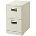 PLUS（プラス）オフィス家具 ファイリングキャビネットK型 A4-2N LGY　