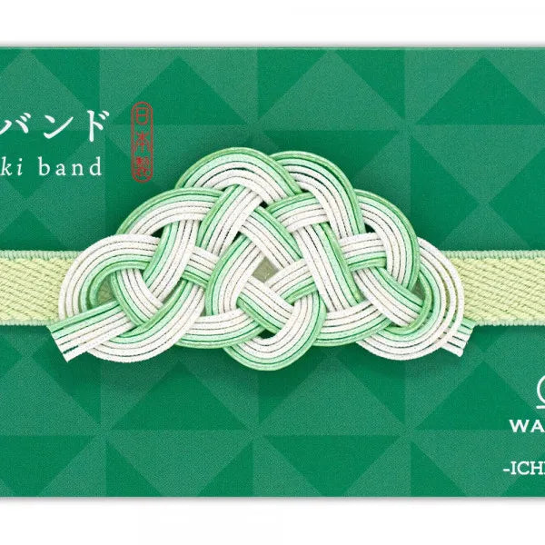 NB Mizuhiki Band WANOWA тонкий зеленый лук 1352034 4905260717490 (3 комплекта)