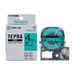 Cinta King Jim Tepra PRO SC4G Verde con Letras Negras 4mm