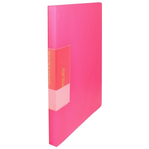 Beauton Slim Clear Book 40P FCB-A4-40C Rød