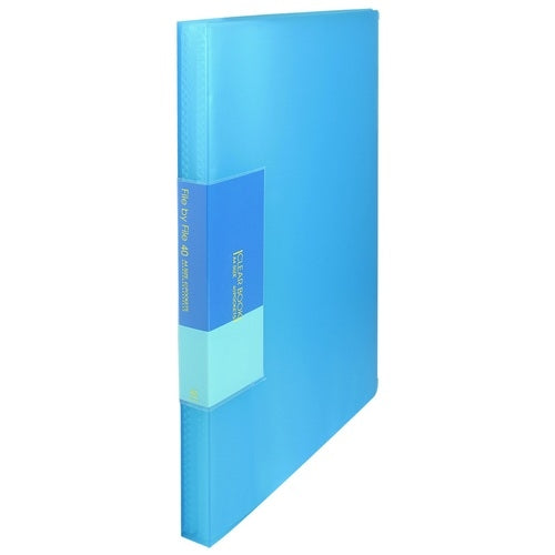 Beauton Slim Clear Book 40P FCB-A4-40C Blau 4996297301721