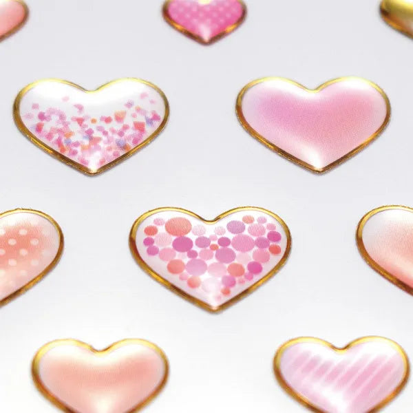 NB Sello de resina Corazón grande 5664101 4909510191191 (10 juegos)