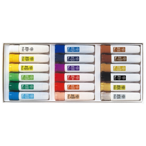 ぺんてる Pentel エフ水彩ポリチューブWFC1-18 18色セット