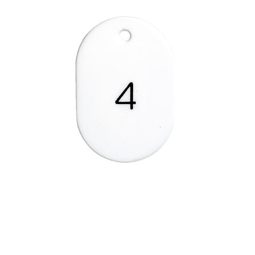 Nishi Kei Number Tag BN-L1 Large 1-50 White 4976049071003