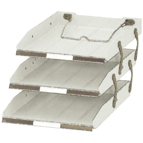 エヌケイ オープントレー 350P A4 ネオグレー 4542883000662